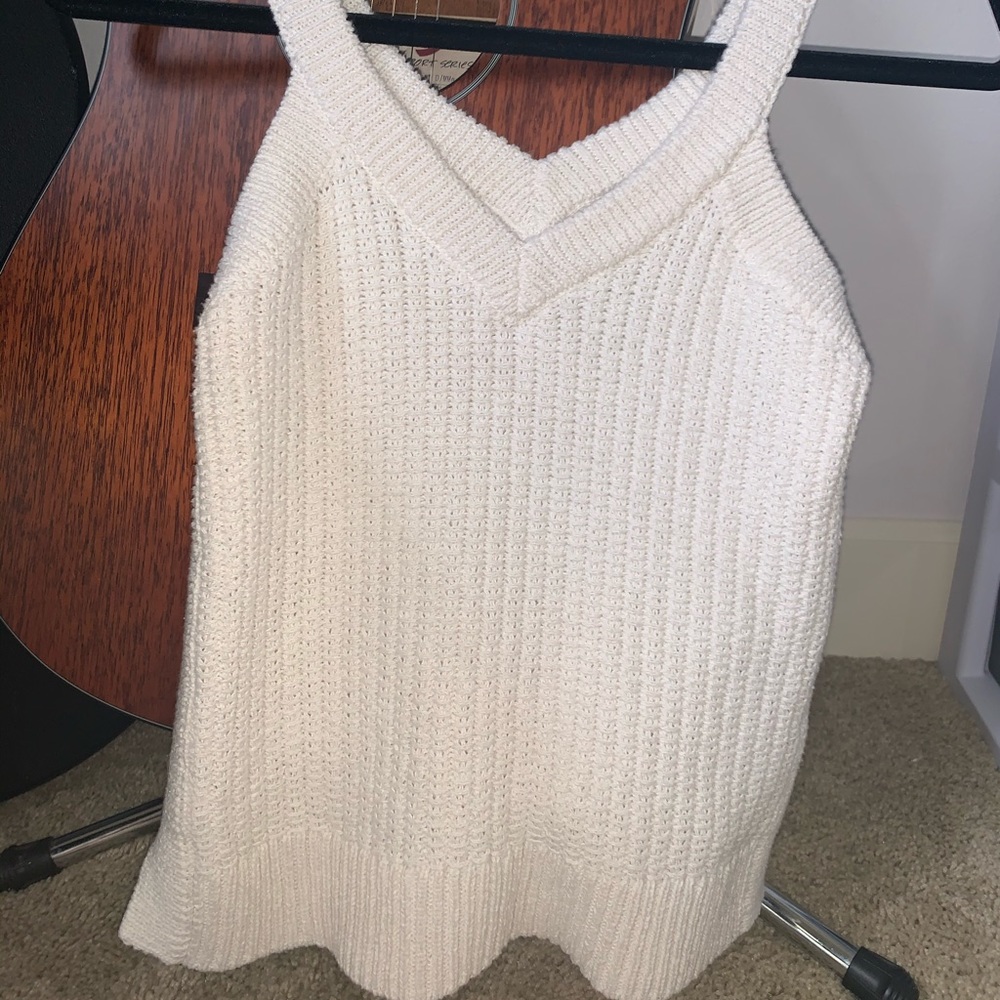 MADEWELL Crochet Knit Tank 🤍